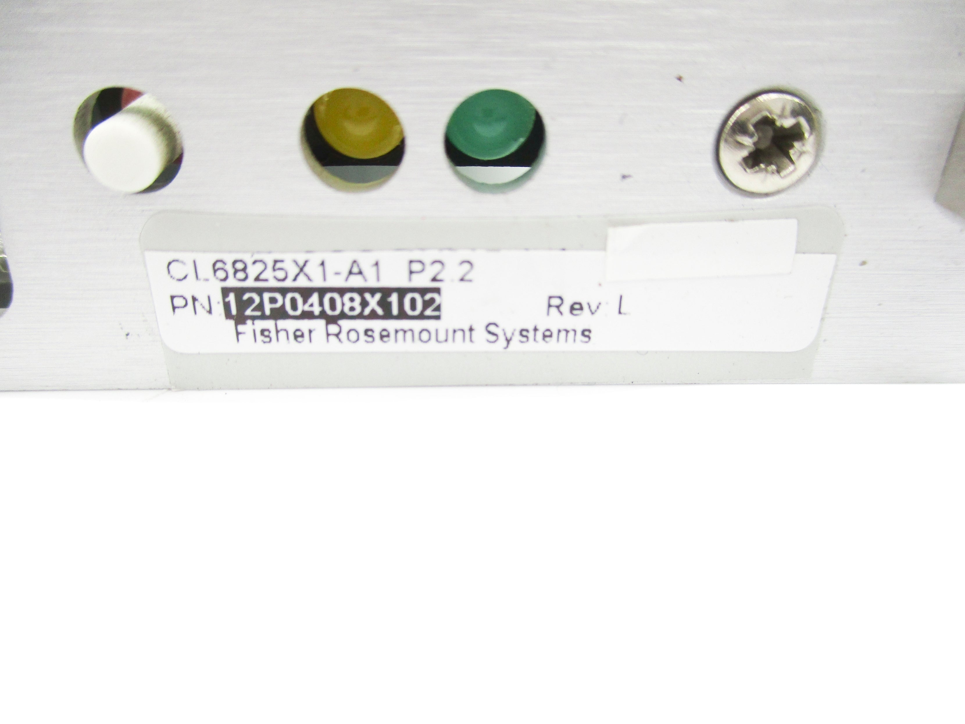 FISHER ROSEMOUNT CL6825X1-A1 12P0408X102 REV. L UNMP