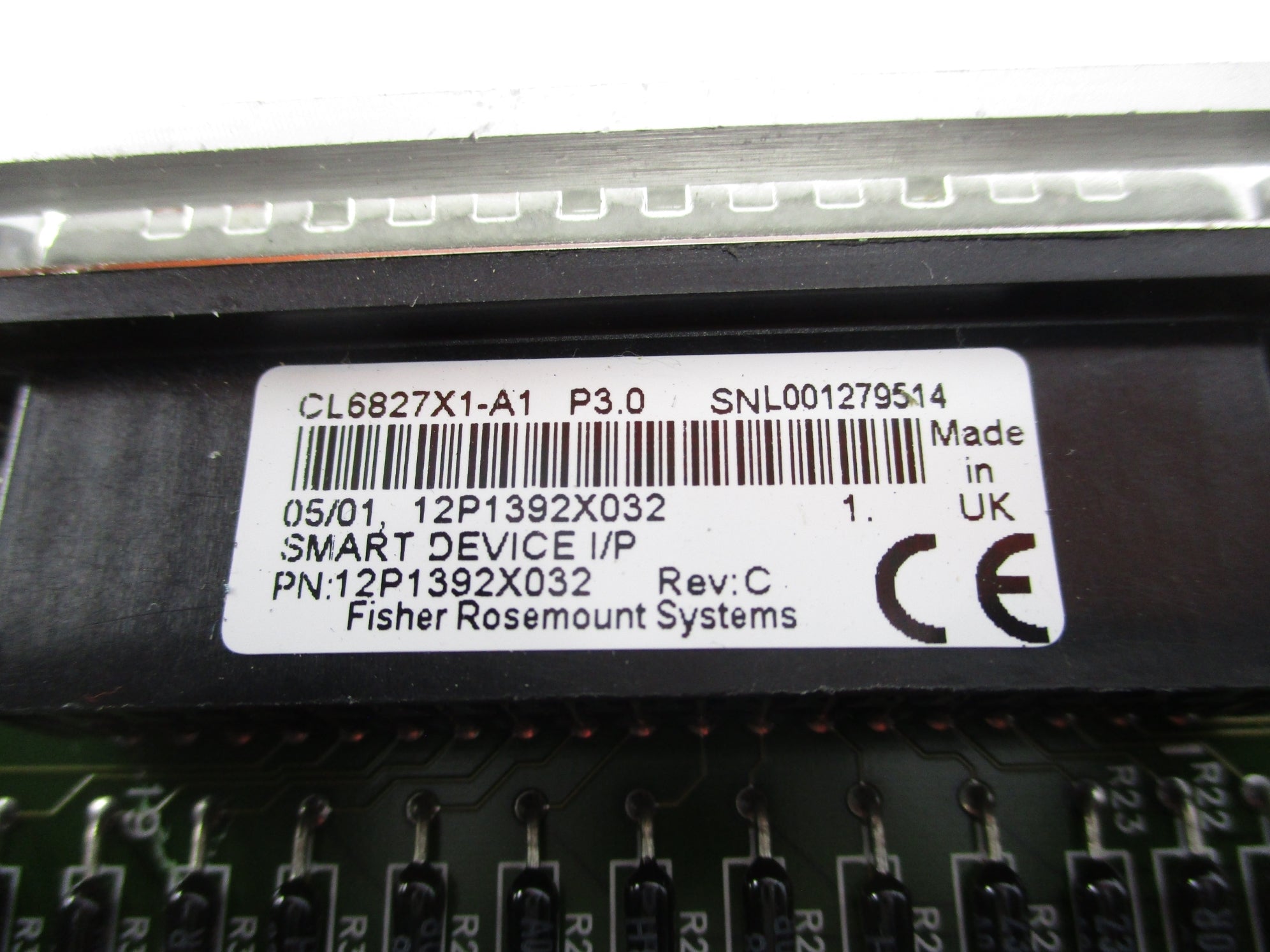 FISHER ROSEMOUNT CL6827X1-A1 12P1392X032 UNMP