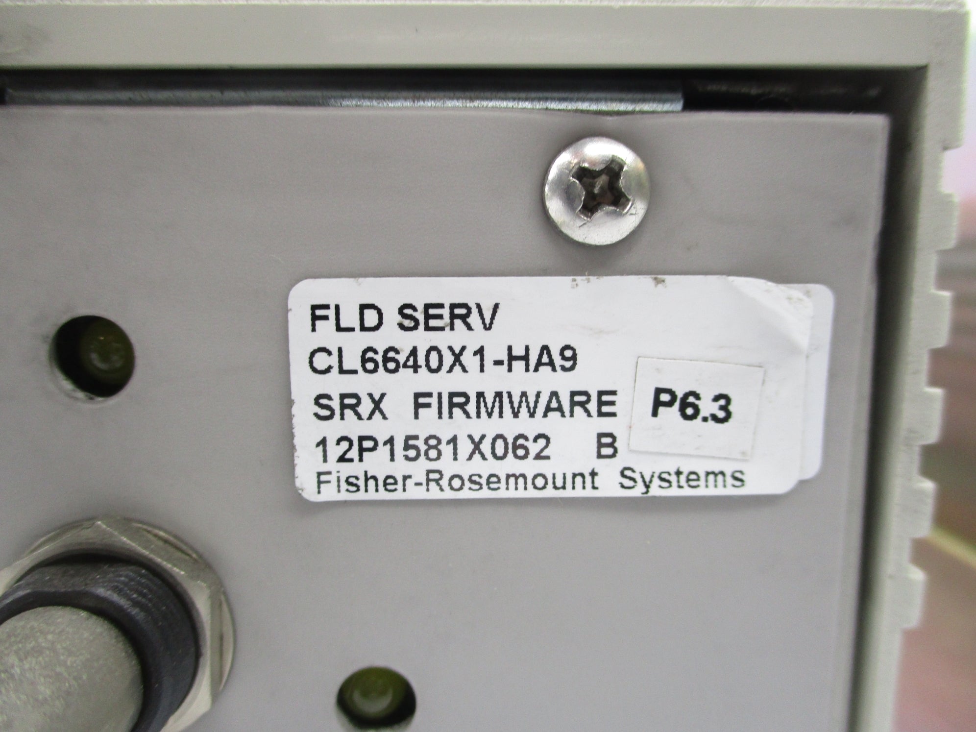 FISHER ROSEMOUNT CL6640X1-A4 12P1580X04R UNMP