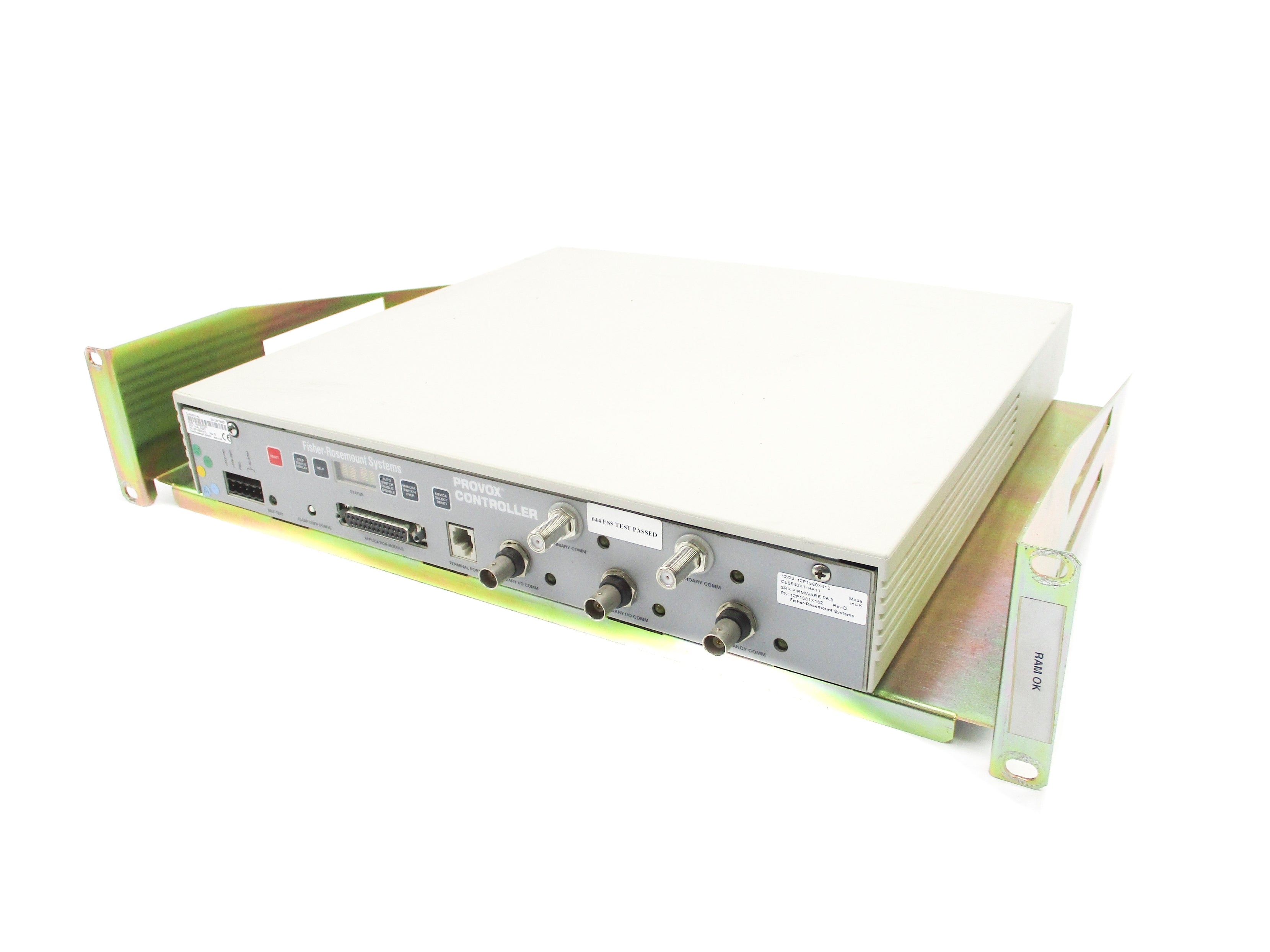 FISHER ROSEMOUNT CL6640X1-A4 12P1580X412 UNMP