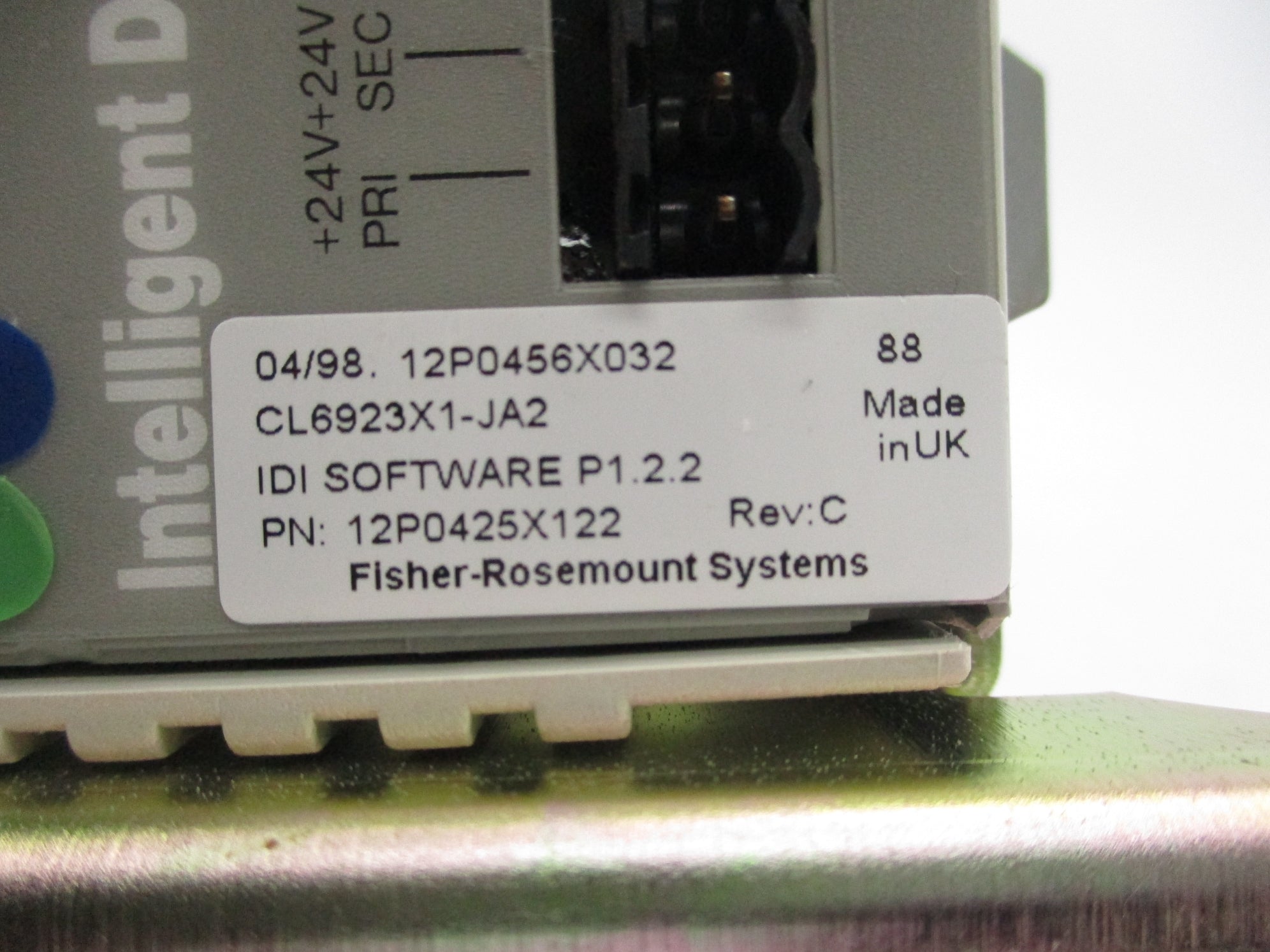 FISHER ROSEMOUNT CL6923X1-A1 12P0456X032 UNMP