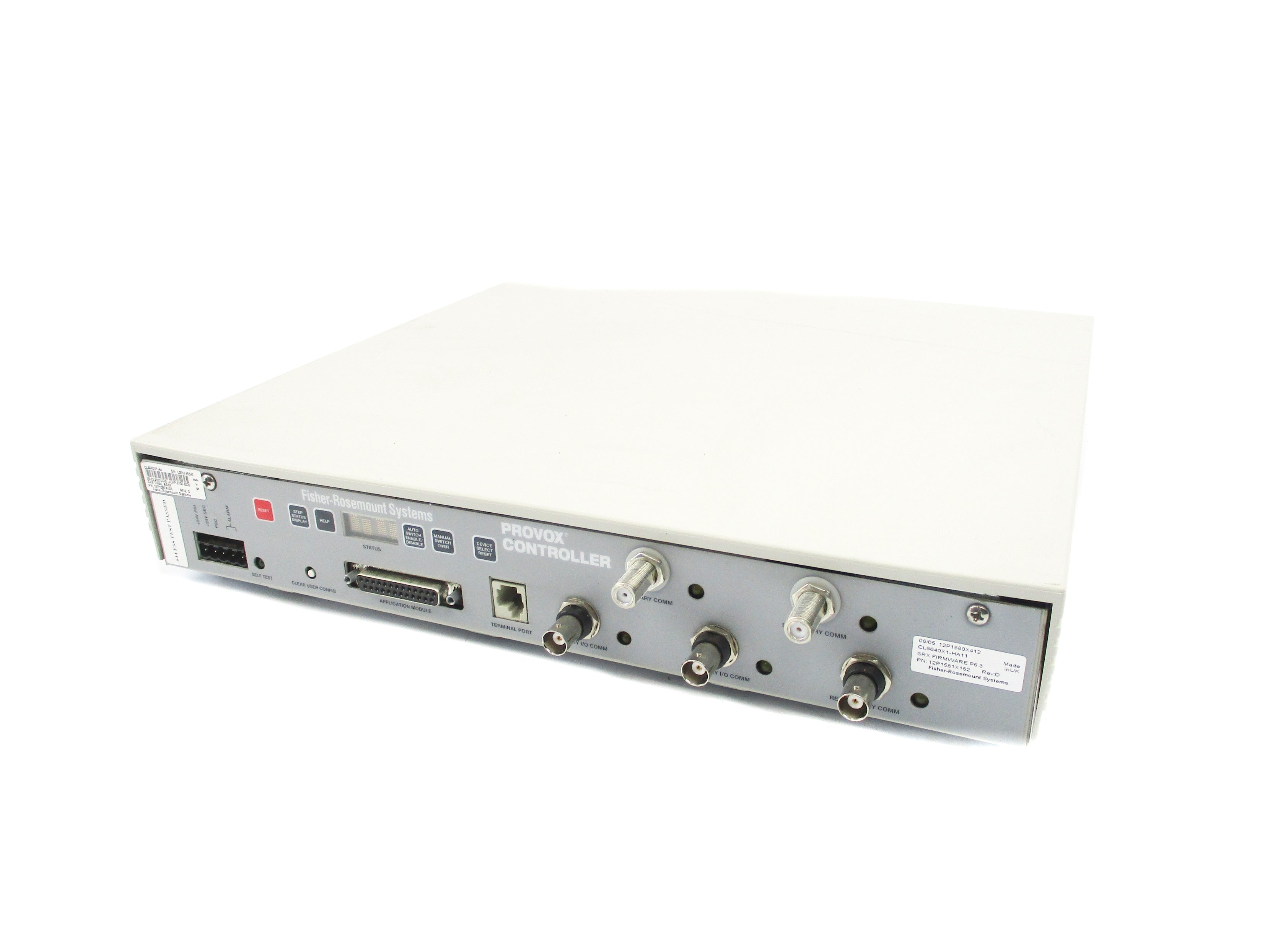 FISHER ROSEMOUNT CL6640X1-A4 12P1580X43R (AS PICTURED) UNMP