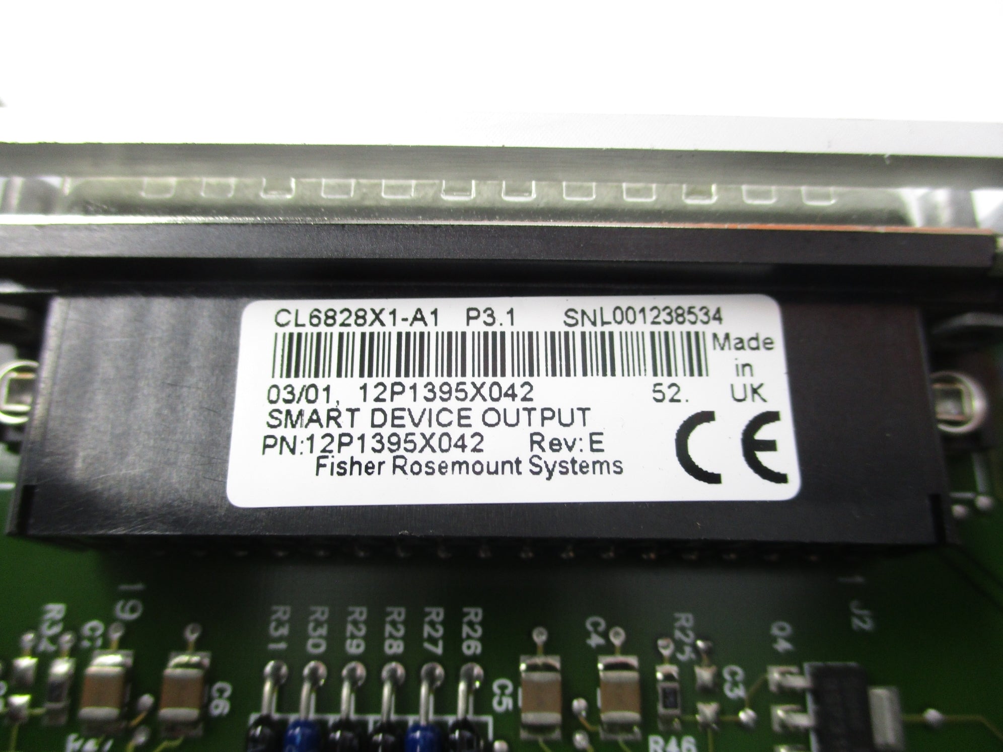 FISHER ROSEMOUNT CL6828X1-A1 12P1395X042 REV. E UNMP