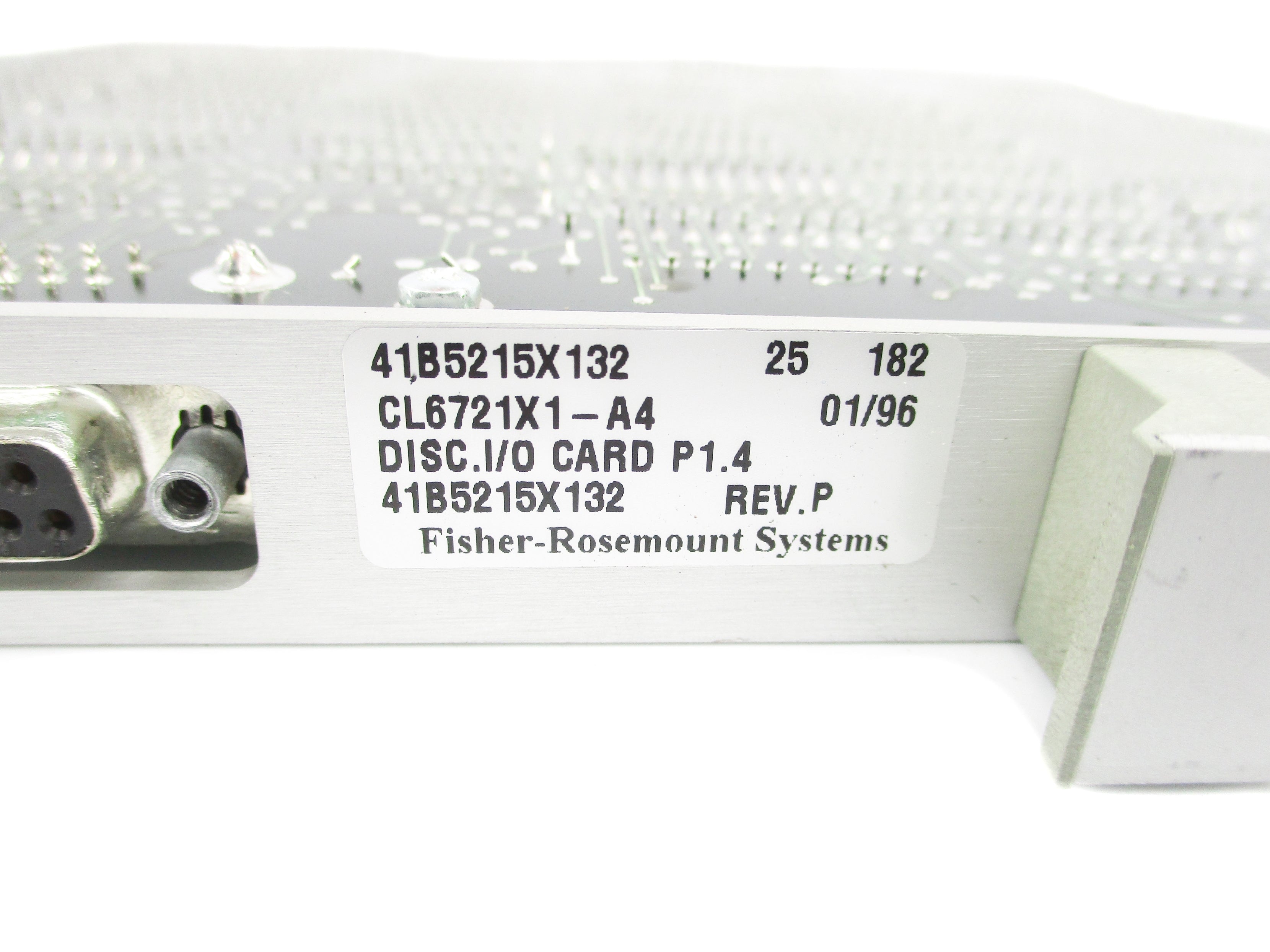 FISHER ROSEMOUNT CL6721X1-A4 41B5215X132 REV. P UNMP