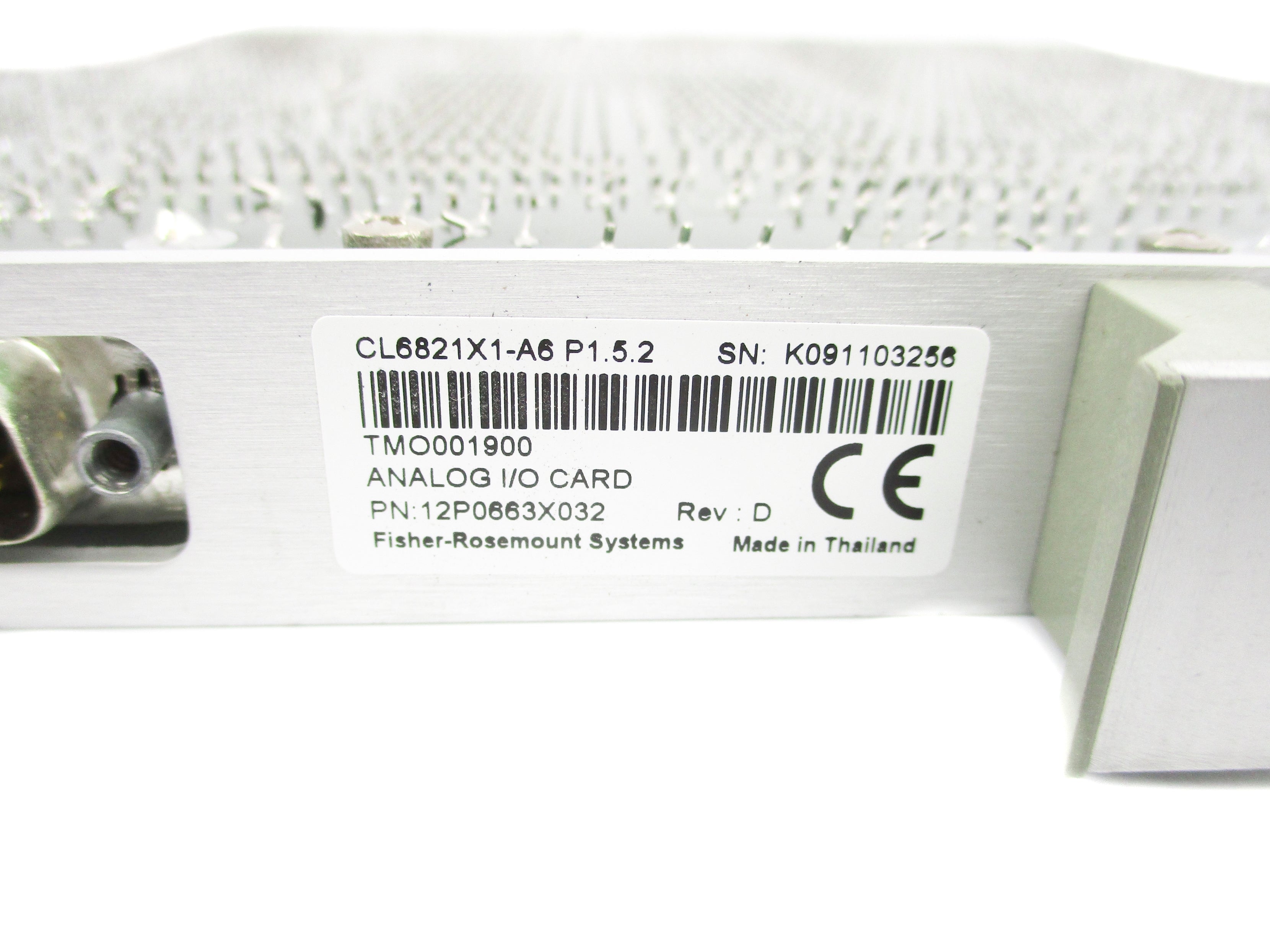 FISHER ROSEMOUNT CL6821X1-A6 12P0663X032 REV. D UNMP
