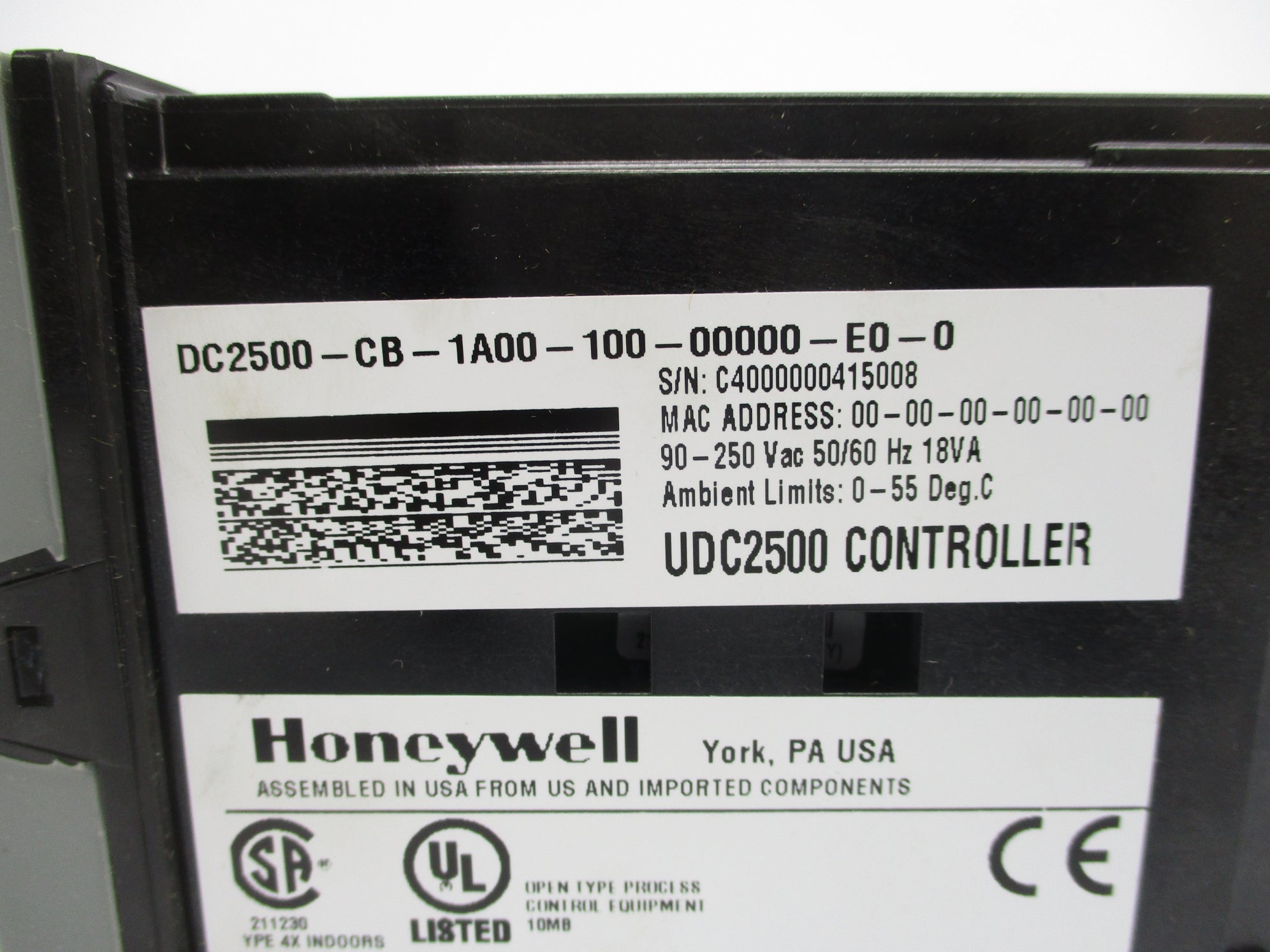 HONEYWELL DC2500-CB-1A00-100-00000-E0-0 NSMP