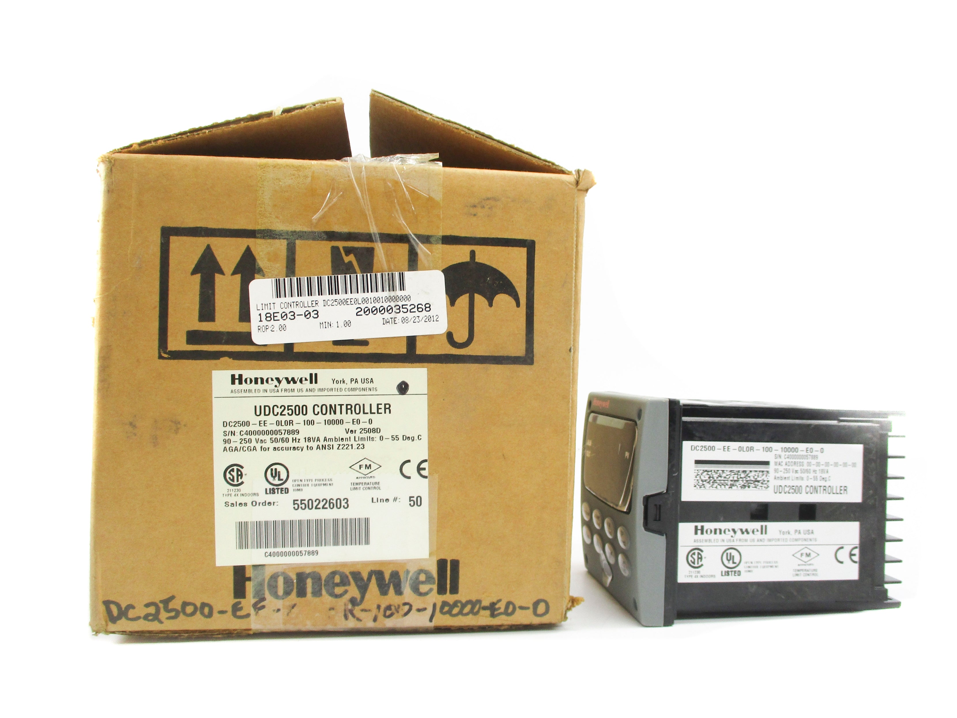 HONEYWELL DC2500-EE-0L0R-100-10000-E0-0 NSMP