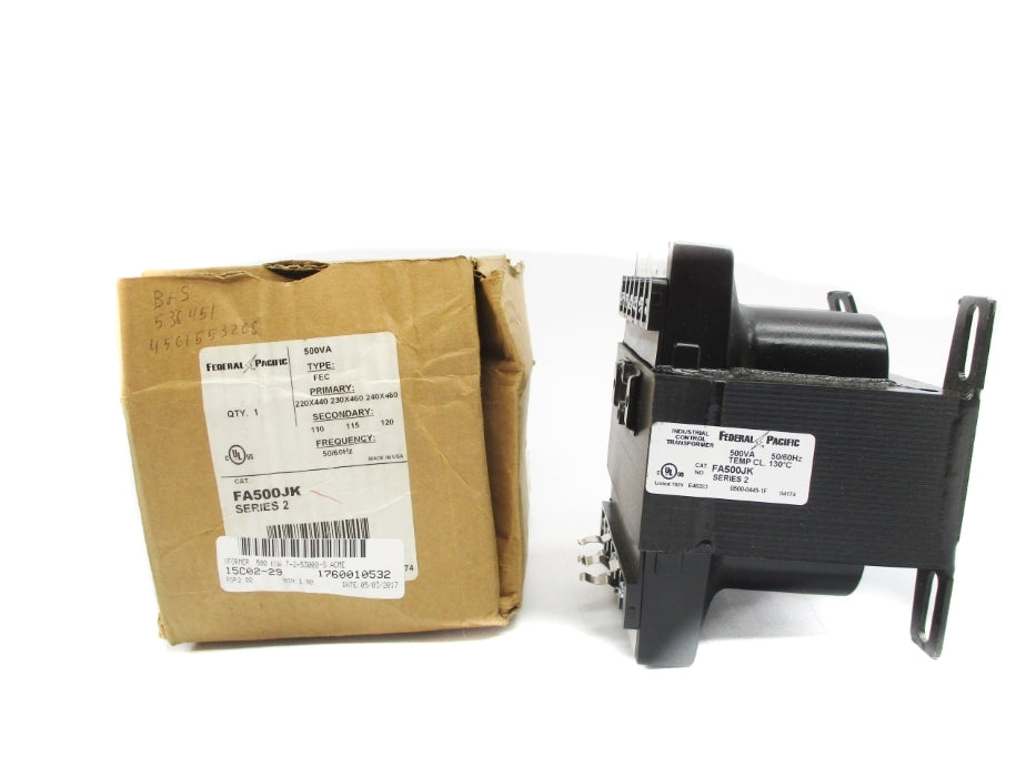 FEDERAL PACIFIC FA500JK SER. 2 NSMP