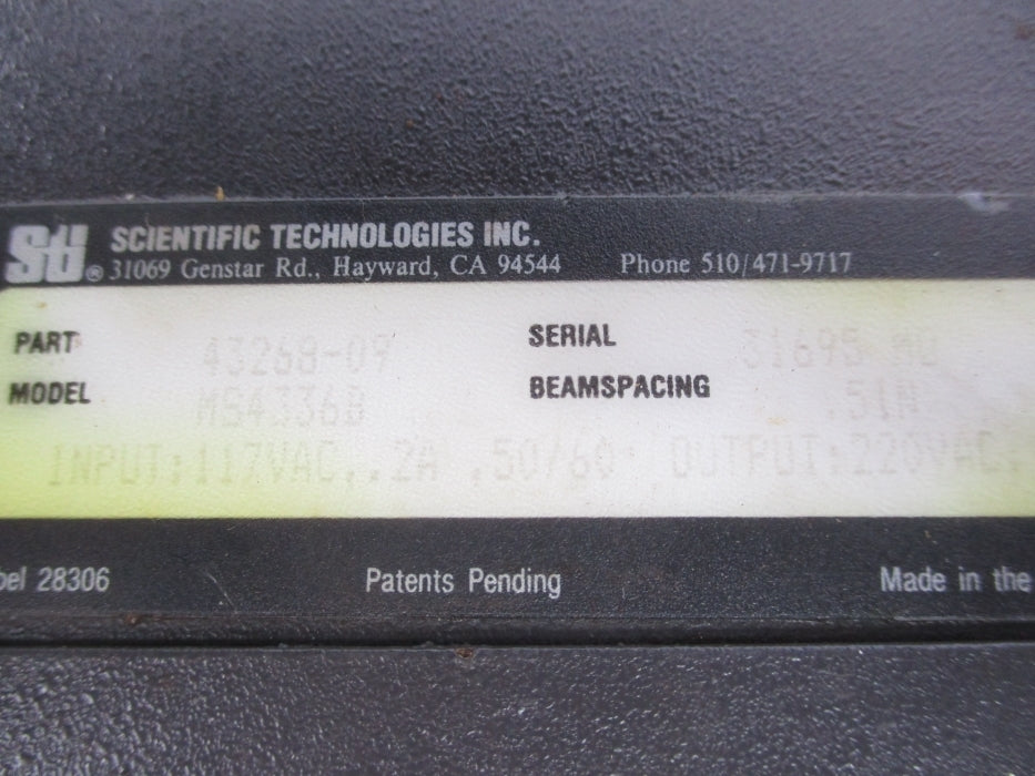 STI MS4336B 43268-09 UNMP