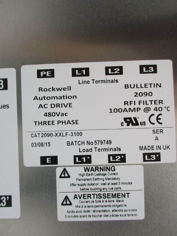 INDUSTRIAL SPARE PART 2090-XXLF-3100 SER. A NSMP