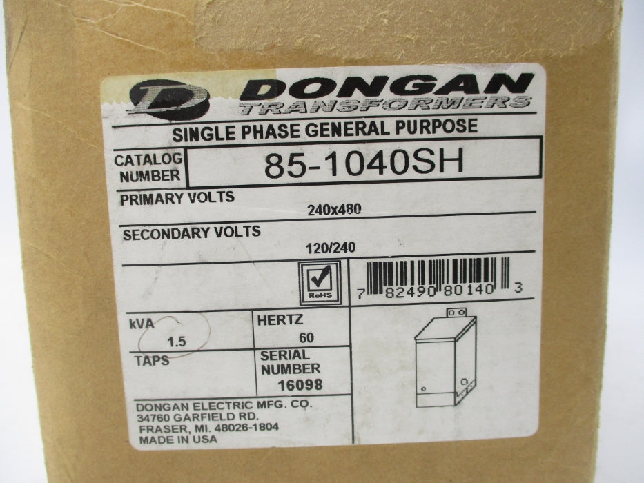 DONGAN 85-1040SH NSFS