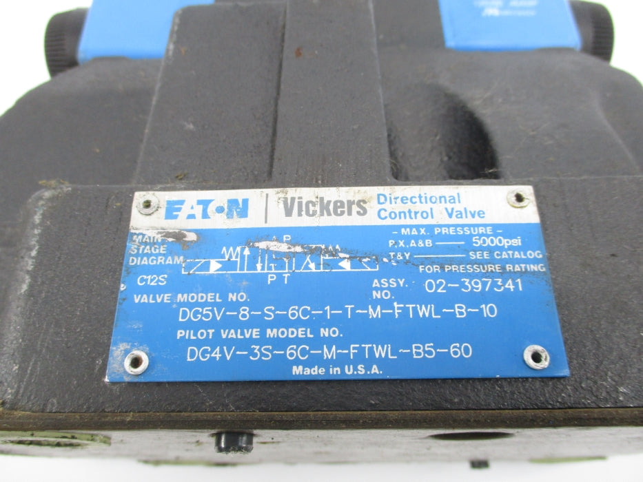 VICKERS DG5V-8-S-6C-1-T-M-FTWL-B-10 120V 5000PSI NSNP