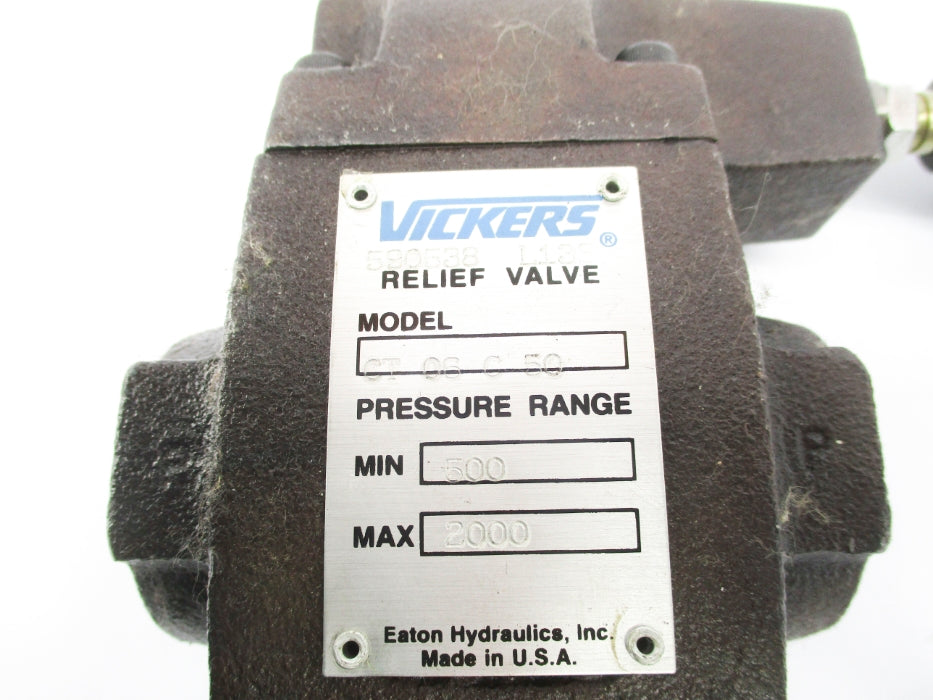 VICKERS CT06C50 590538 500-2000PSI NSNP