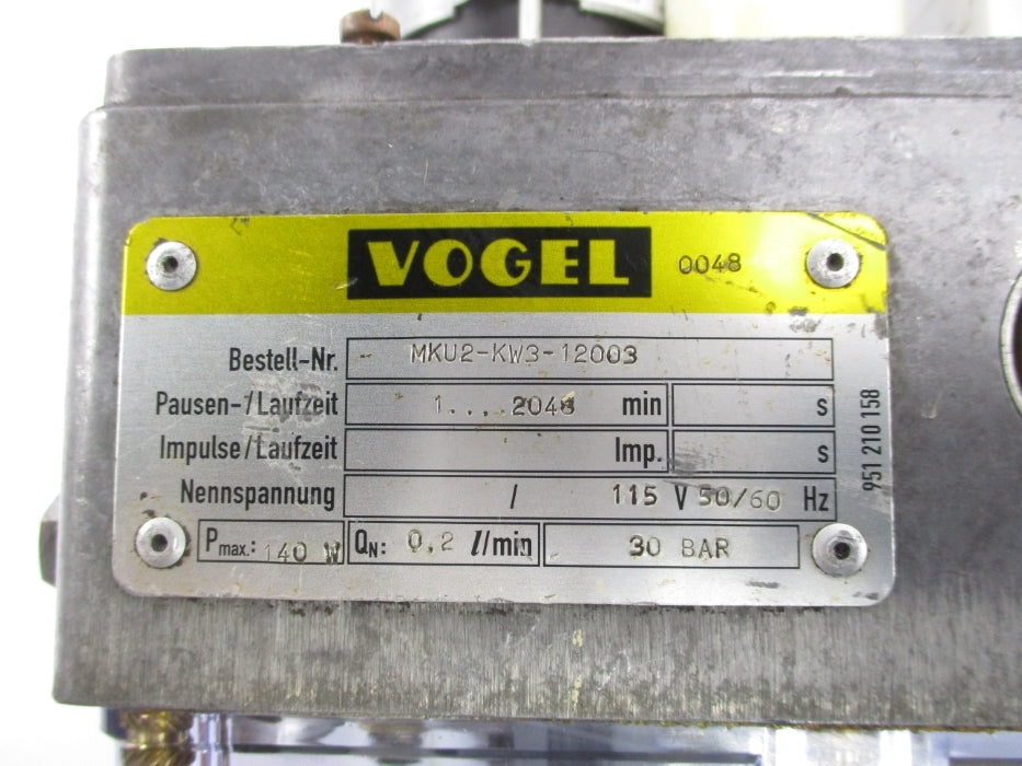 VOGEL MKU2-KW3-12003 (AS PICTURED) UNMP