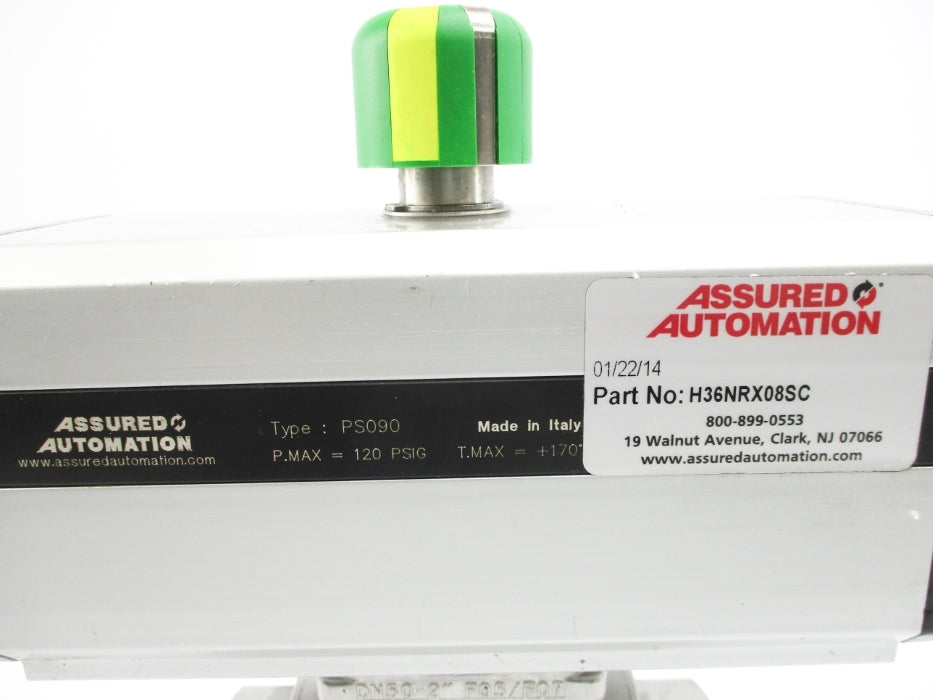 ASSURED AUTOMATION PS090 H36NRX08SC 120PSI NSNP