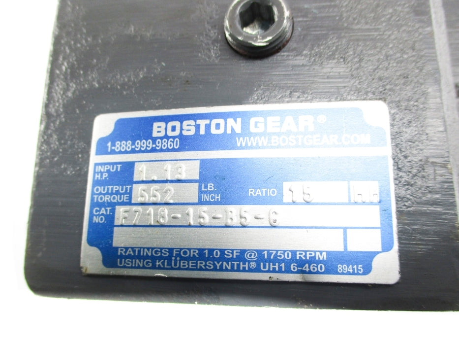 BOSTON GEAR F718-15-B5-G NSNP
