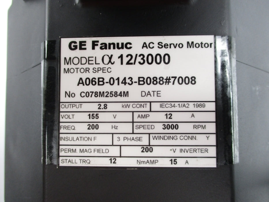 GE FANUC A06B-0143-B088#7008 NSNP