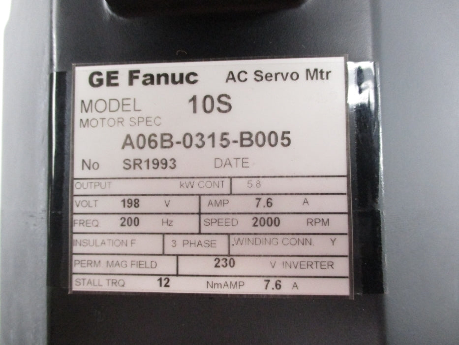 GE FANUC A06B-0315-B005 NSNP