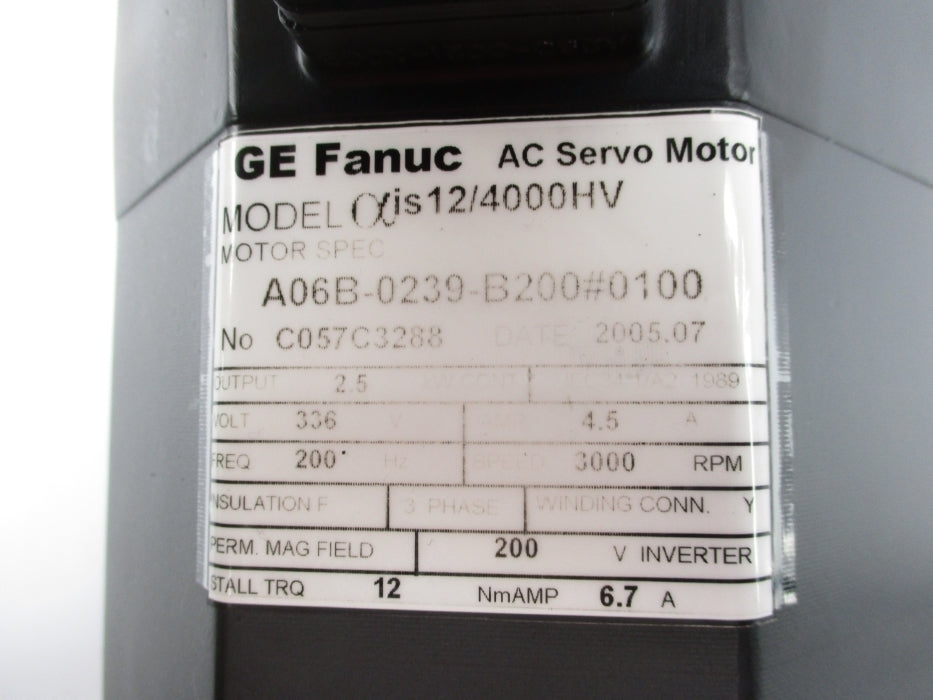 GE FANUC A06B-0239-B200#0100 NSNP