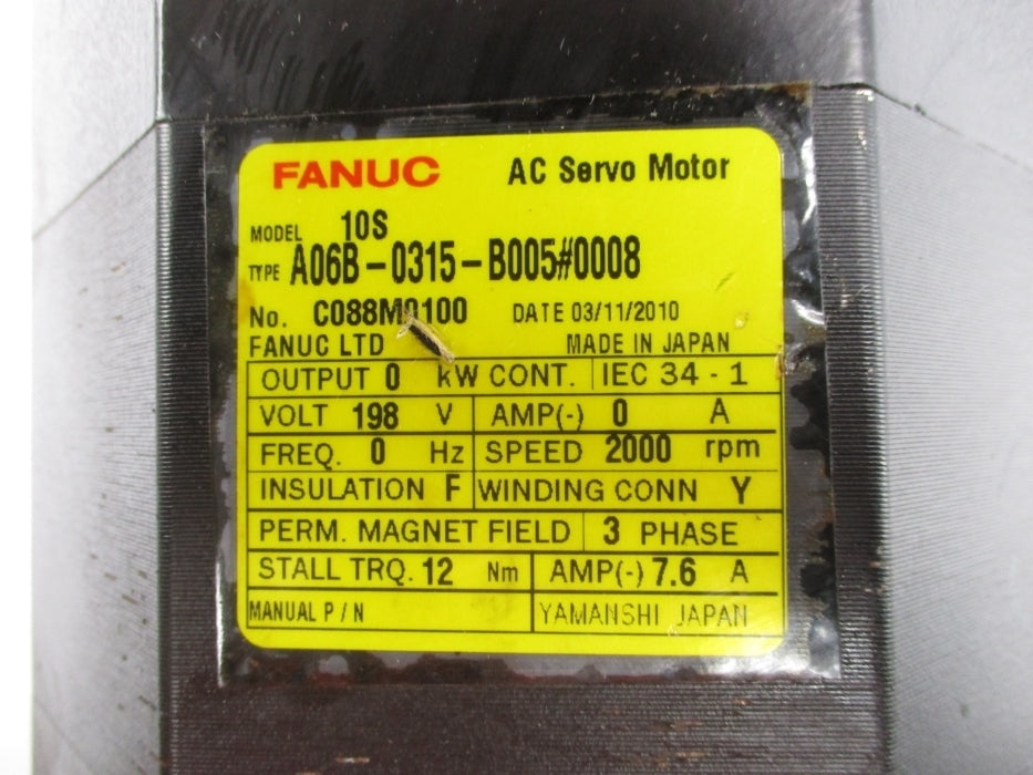 FANUC A06B-0315-B005#0008 NSNP