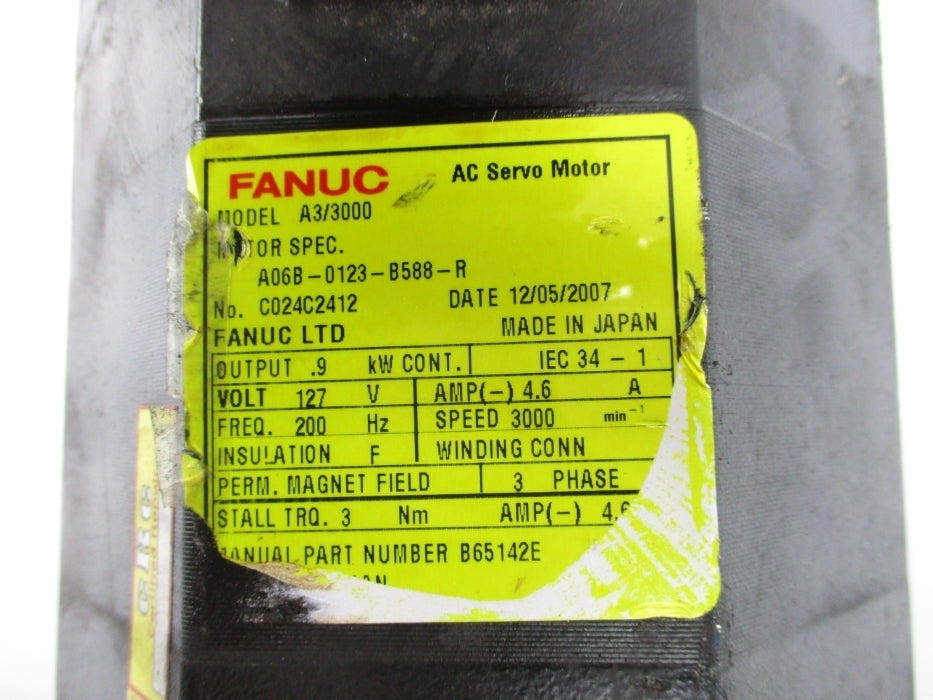 FANUC A06B-0123-B588-R (AS PICTURED) NSNP