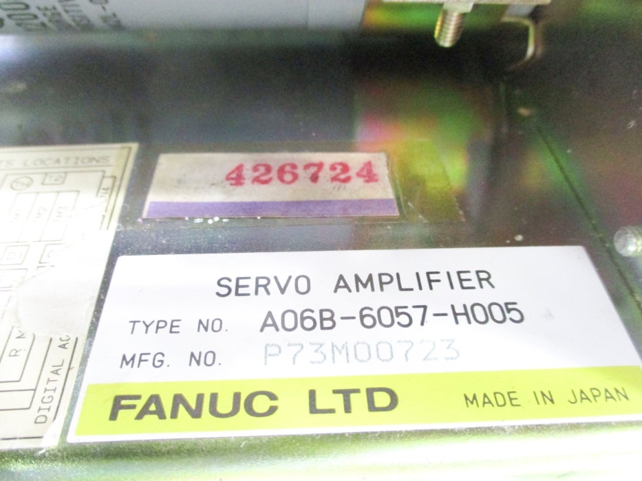 FANUC A06B-6057-H005 UNMP