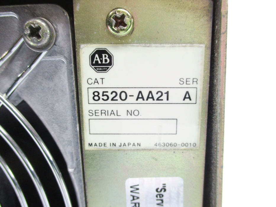 INDUSTRIAL SPARE PART 8520-AA21 SER. A UNMP