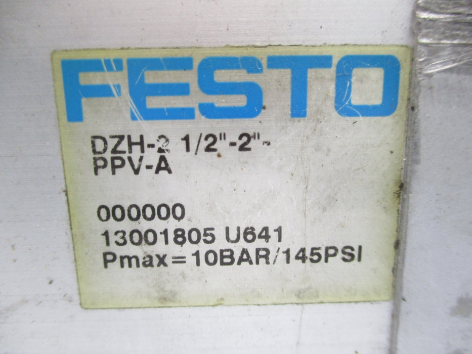 FESTO DZH-21/2"-2"-PPV-A 145PSI UNMP