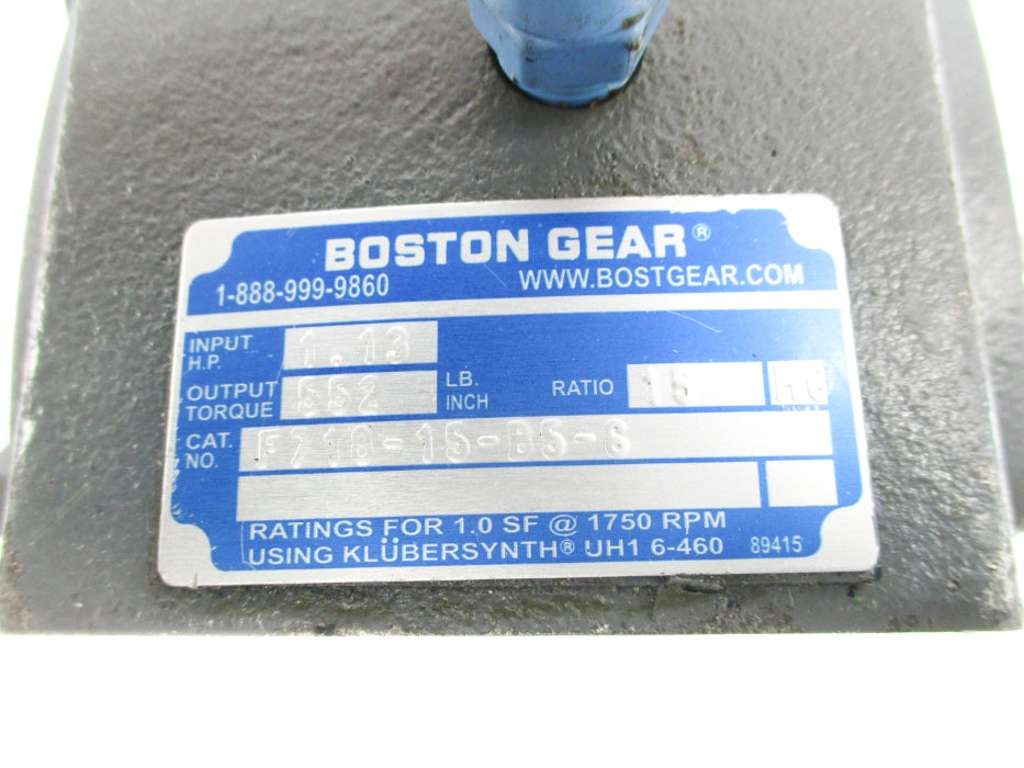 BOSTON GEAR F718-15-B5-G UNMP