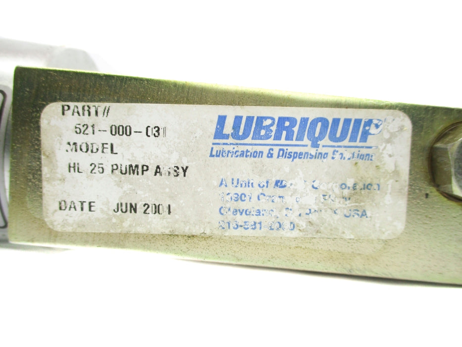 LUBRIQUIP 521-000-031 UNMP