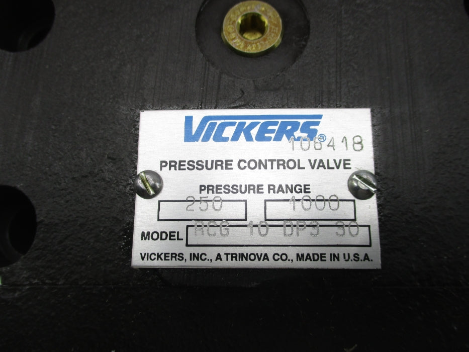 VICKERS RCG10DP330 1000PSI NSNP