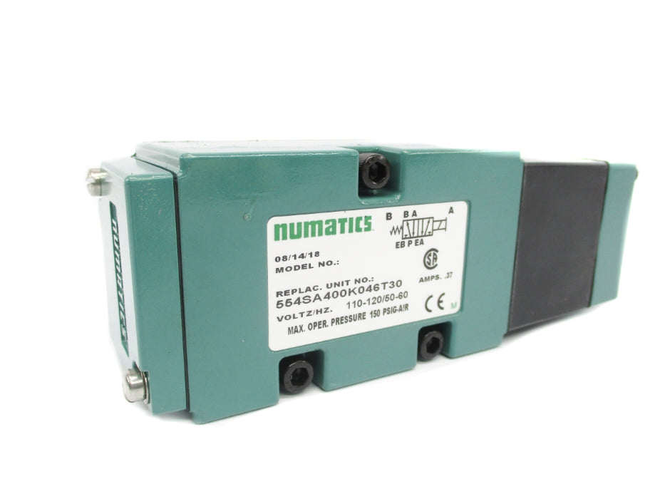 NUMATICS 554SA400K046T30 120V 150PSI NSNP