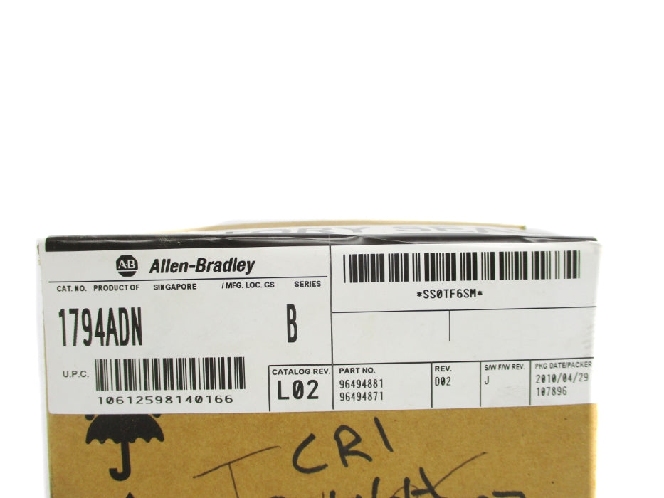 ALLEN BRADLEY 1794-ADN SER. B DATE: 2010 NSFS
