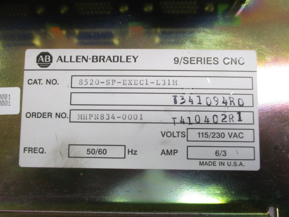 ALLEN BRADLEY 8520-SP-EXEC1-L31M REMAN