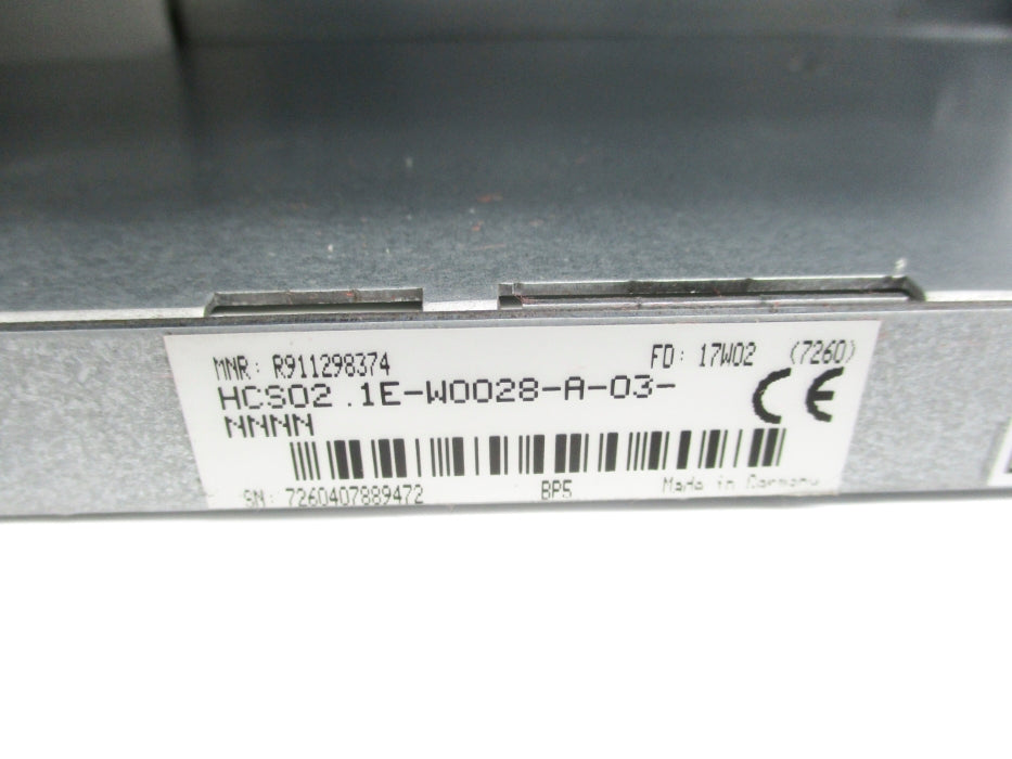 REXROTH HCS02.1E-W0028-A-03-NNNN R911298374 REMAN