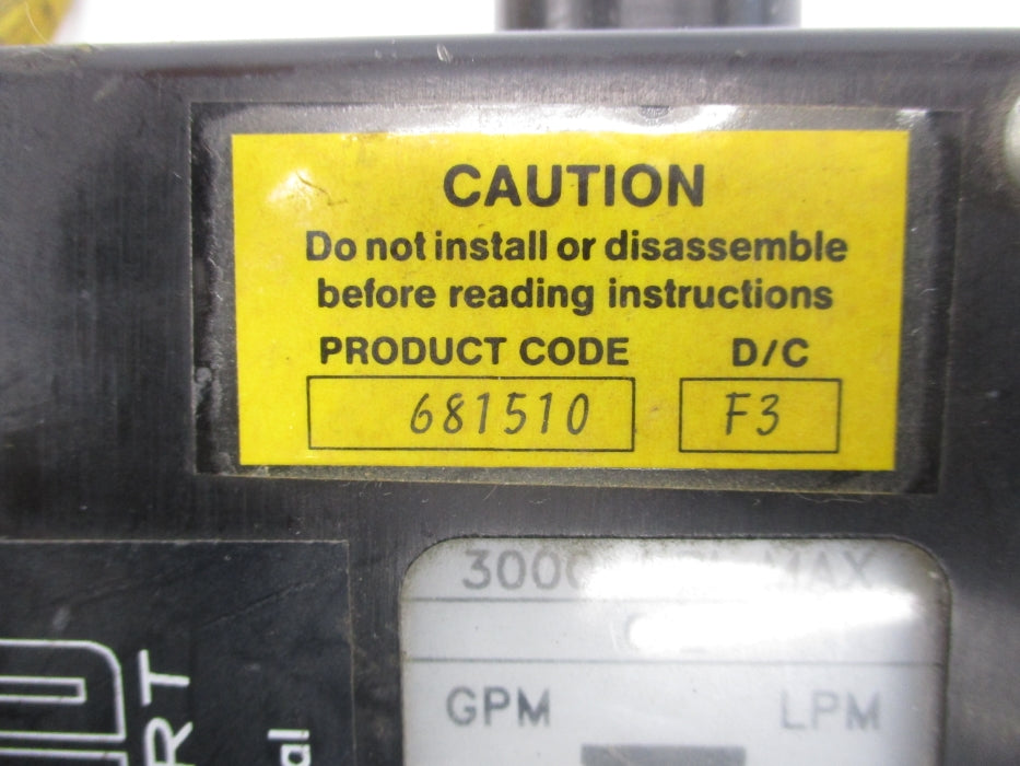 HEDLAND 681510 0-10GPM 3000PSI UNMP