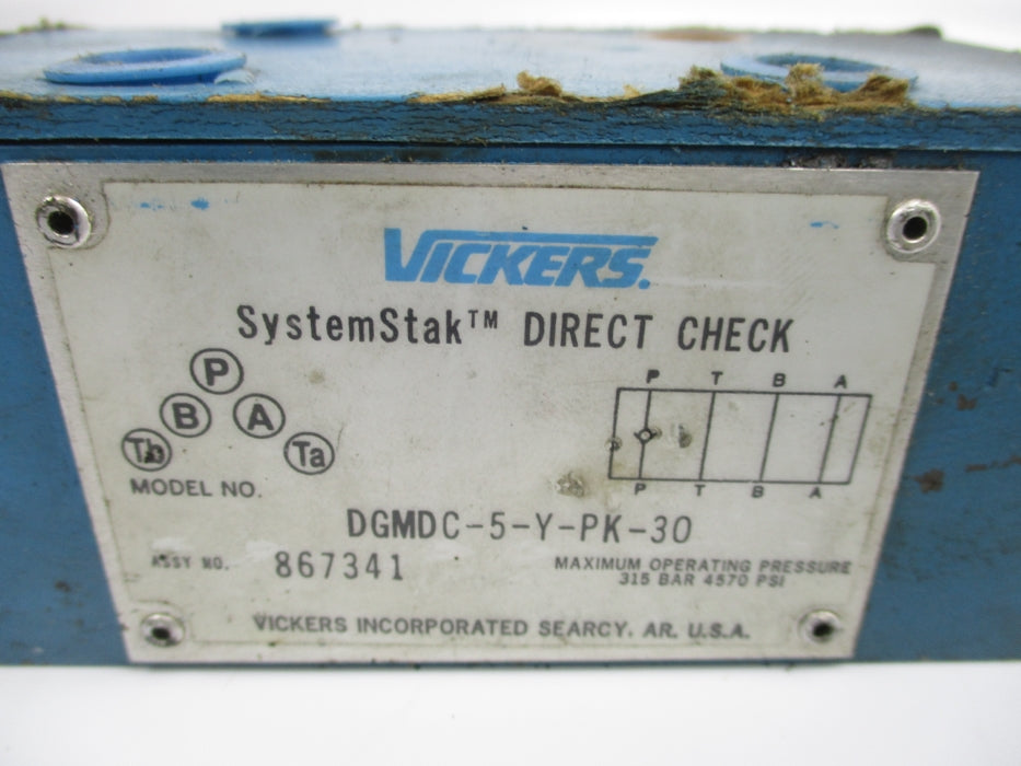 VICKERS DGMDC-5-Y-PK-30 UNMP