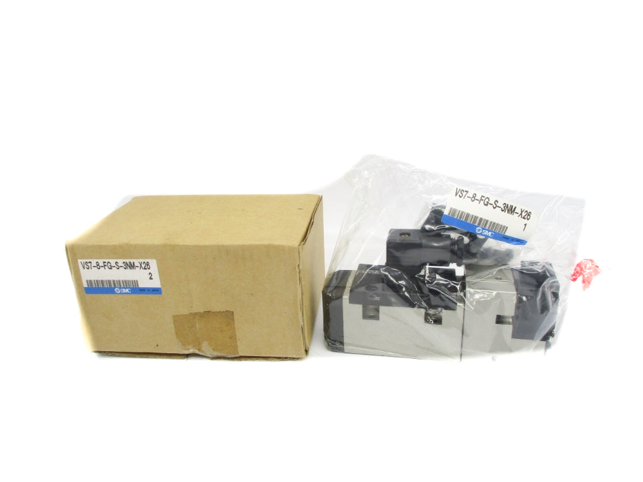 SMC VS7-8-FG-S-3NM-X26 24VDC (PKG OF 2) NSMP