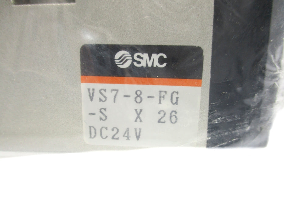 SMC VS7-8-FG-S-3NM-X26 24VDC (PKG OF 2) NSMP
