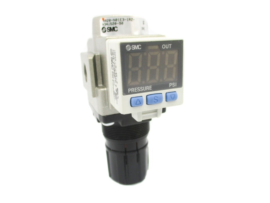 SMC AR20-N01E3-1RZ-X34US20-90 24VDC 0-150PSI NSNP