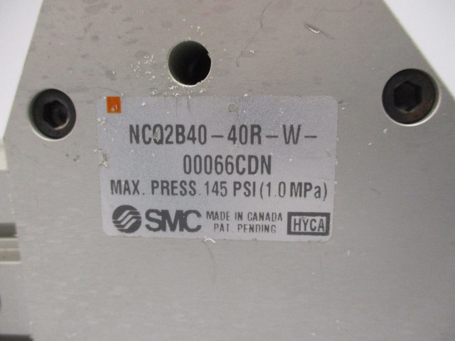 SMC NCQ2B40-40R-W-00066CDN 145PSI NSNP