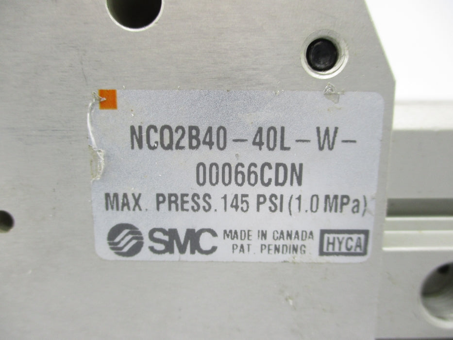 SMC NCQ2B40-40L-W-00066CDN 145PSI NSNP