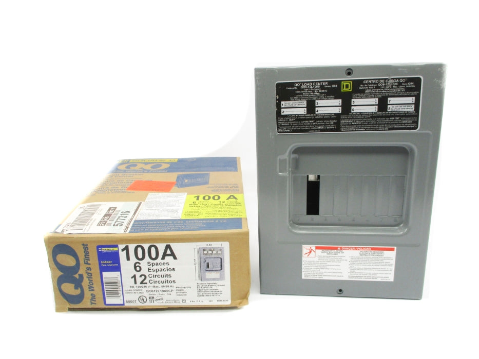 SQUARE D QO612L100SCP SER. G04 NSMP