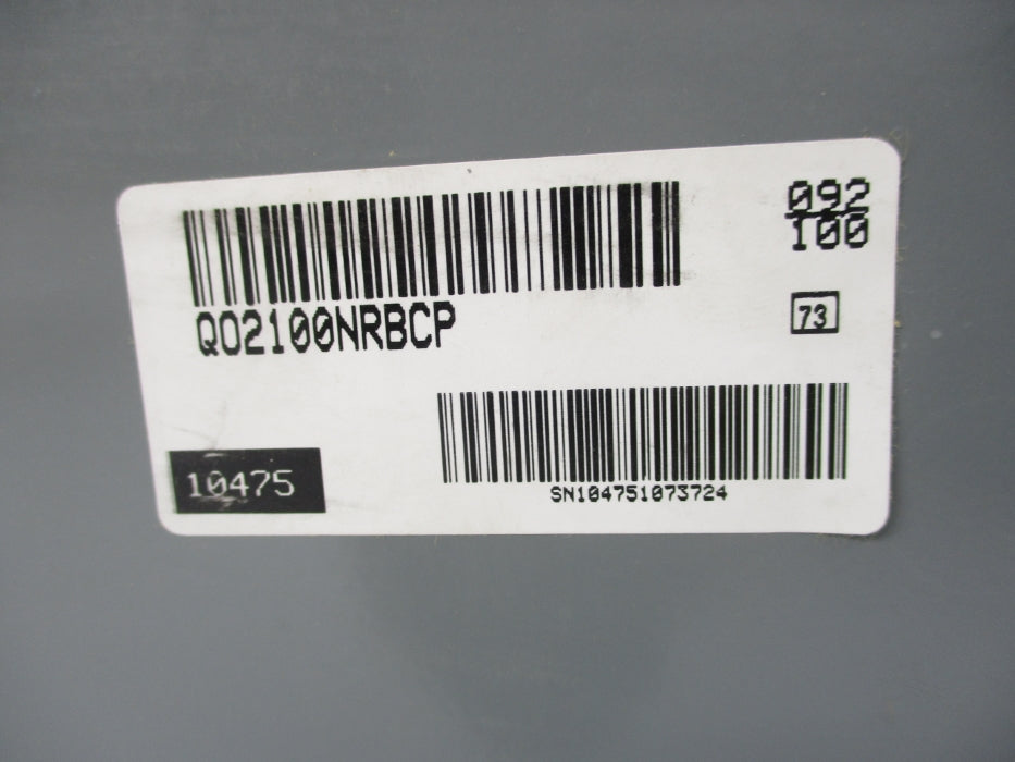 SQUARE D QO2100NRB SER. E02 NSNP