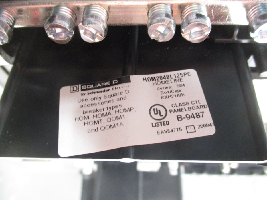 SQUARE D HOM2040L125PC SER. S04 NSMP