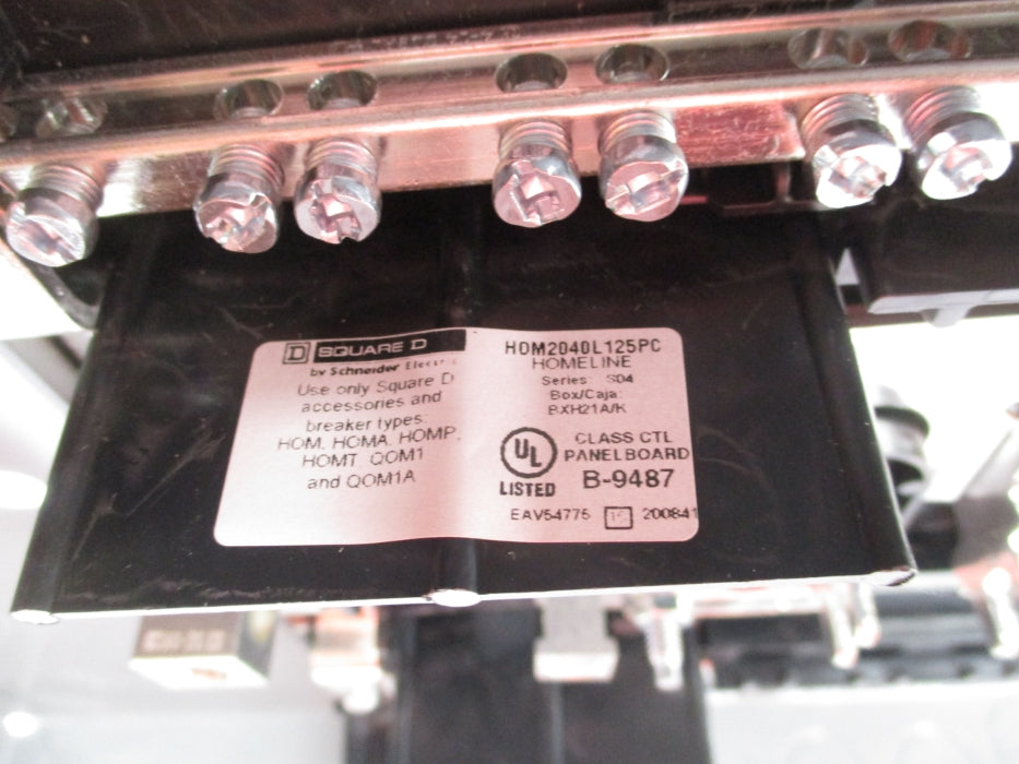 SQUARE D HOM2040L125PC SER. S04 (AS PICTURED) NSNP