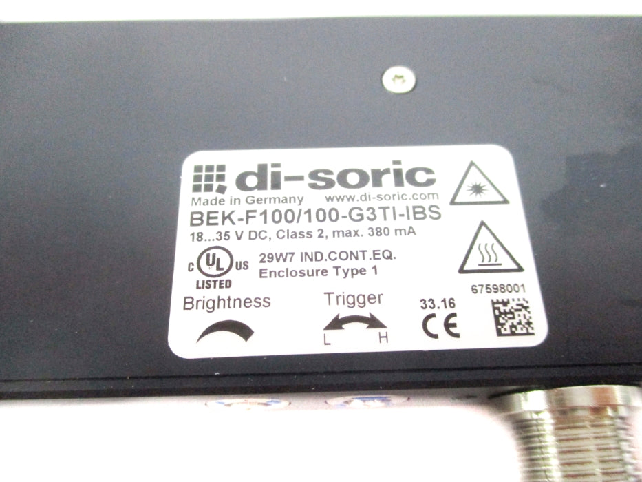 DI-SORIC BEK-F100/100-G3TI-IBS NSMP