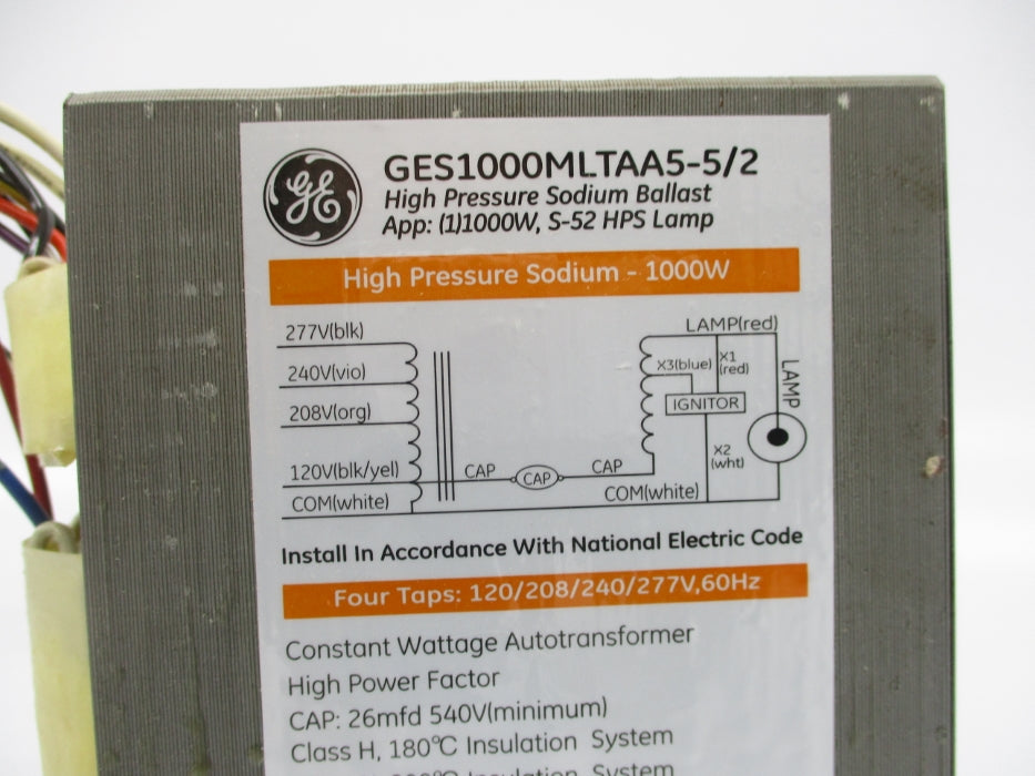 GENERAL ELECTRIC GES1000MLTAA5-5/2 67352 NSMP