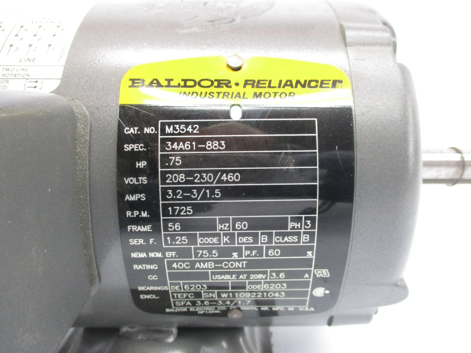 BALDOR M3542 NSNP