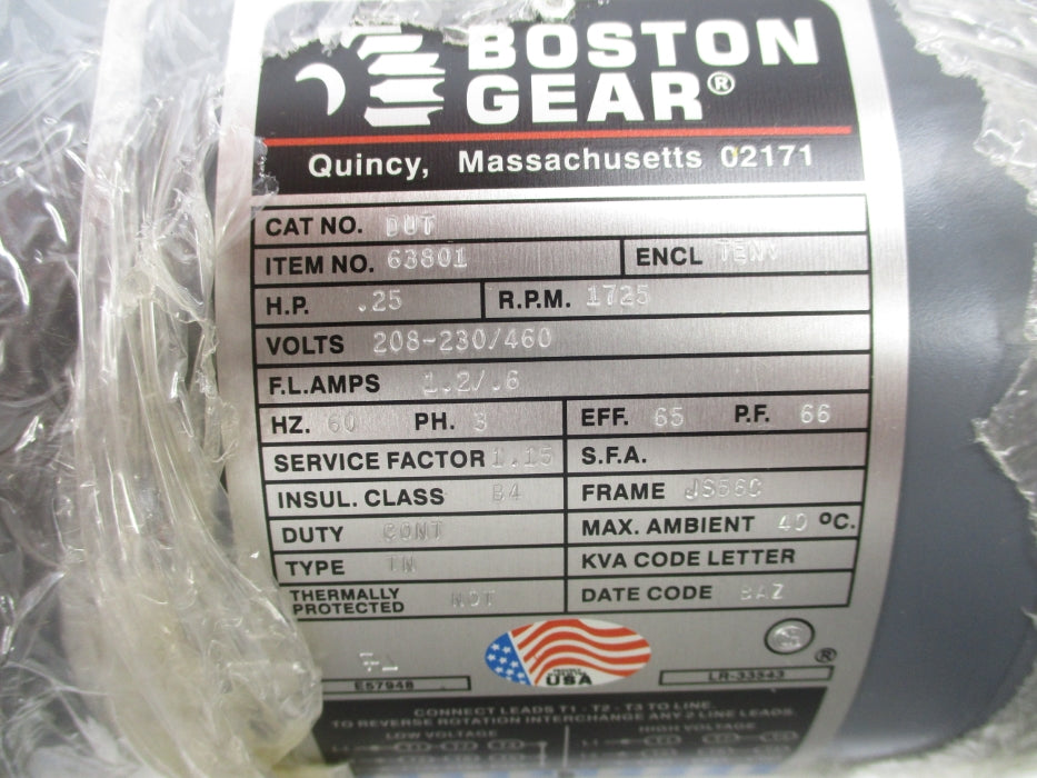BOSTON GEAR 101714.10 63801DUT NSMP